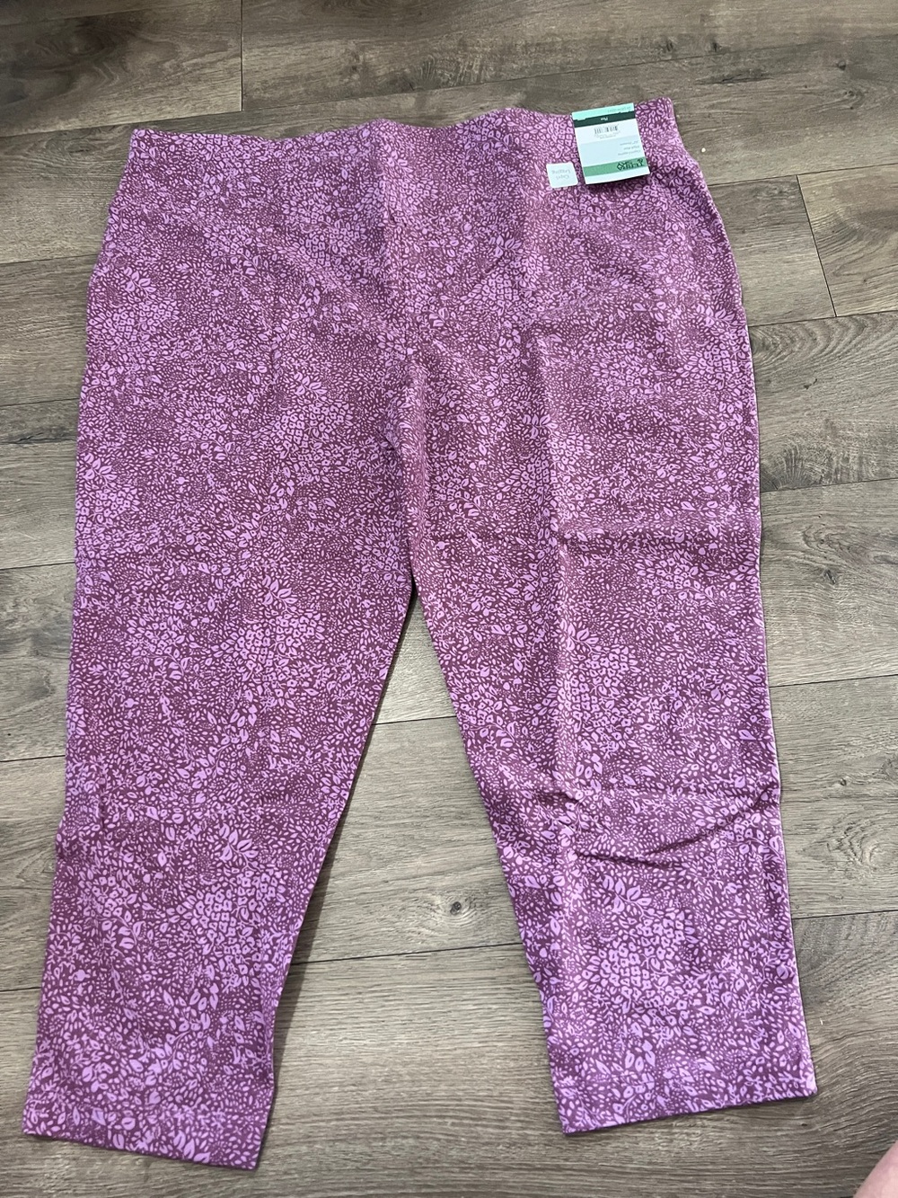 Terra & Sky Capri Leggings Size 2X (20W-22W) New